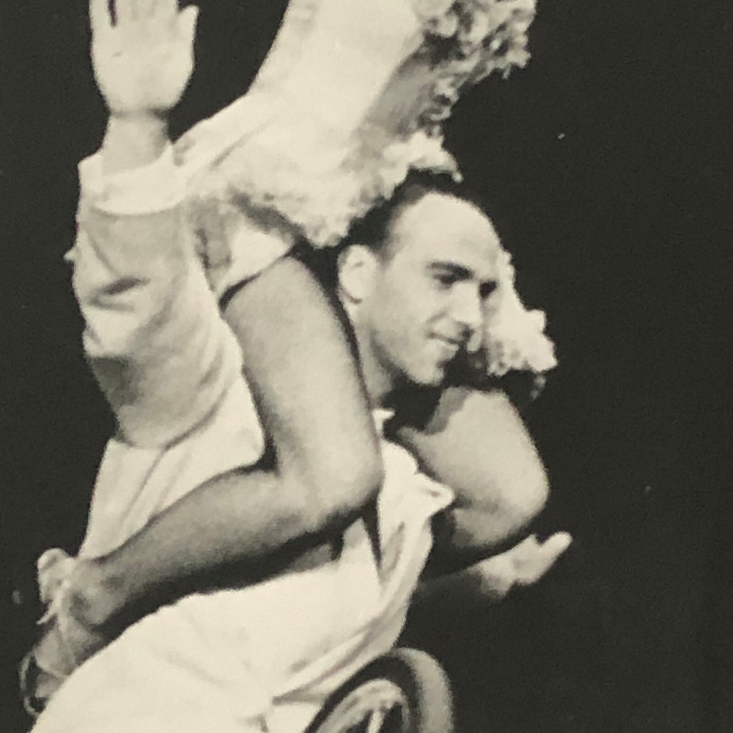 Circus Performer Bicycle Balancing Act 2 Heinkes Vintage Photo Photograph