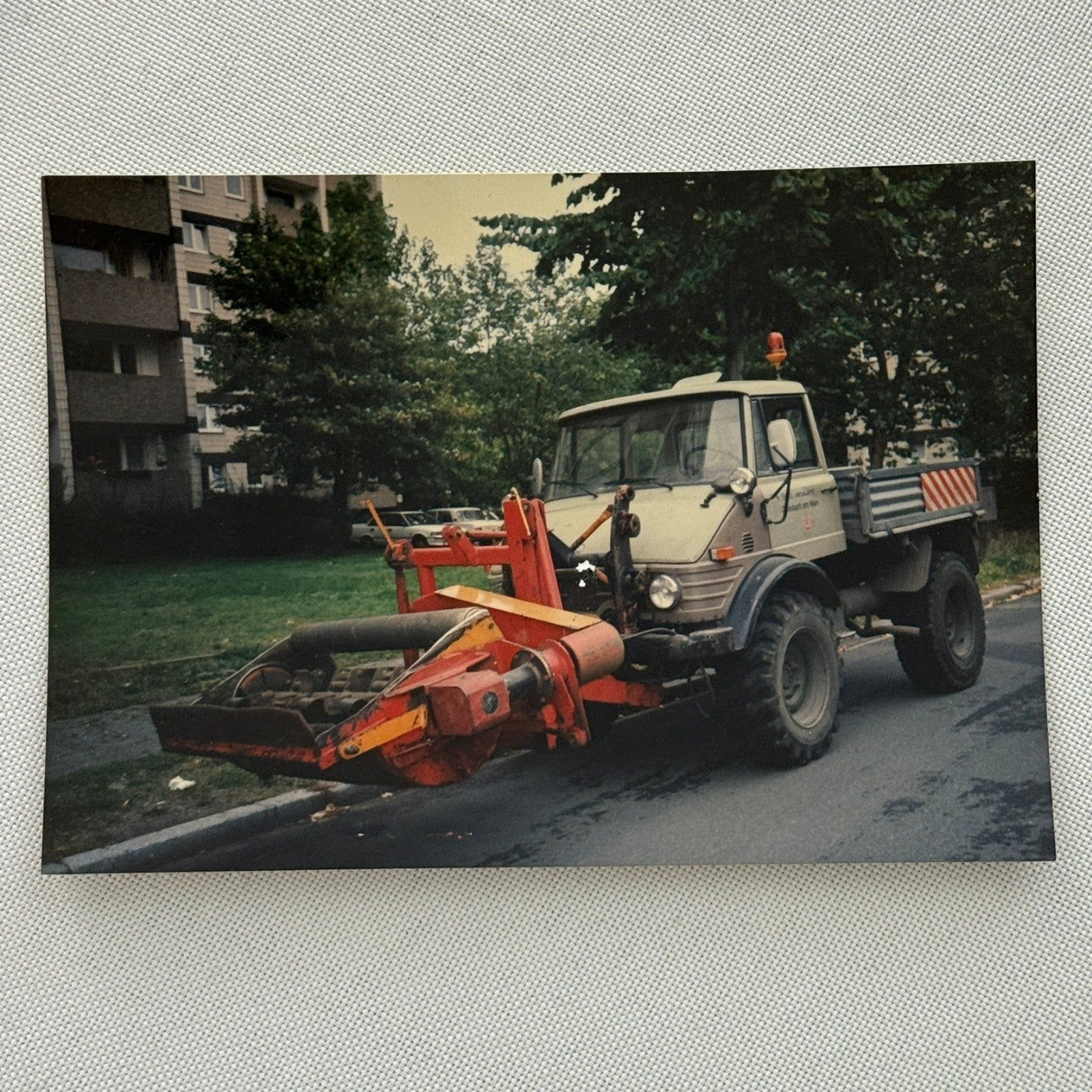 Vintage Mercedes Benz UNIMOG Truck Photo Photograph Print Snapshot