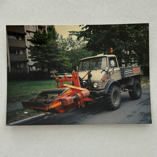 Vintage Mercedes Benz UNIMOG Truck Photo Photograph Print Snapshot