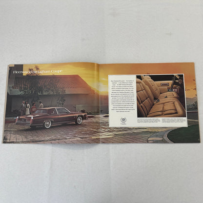 1981 Cadillac Car Sales Brochure Catalog Coupe DeVille Eldorado Seville Brougham