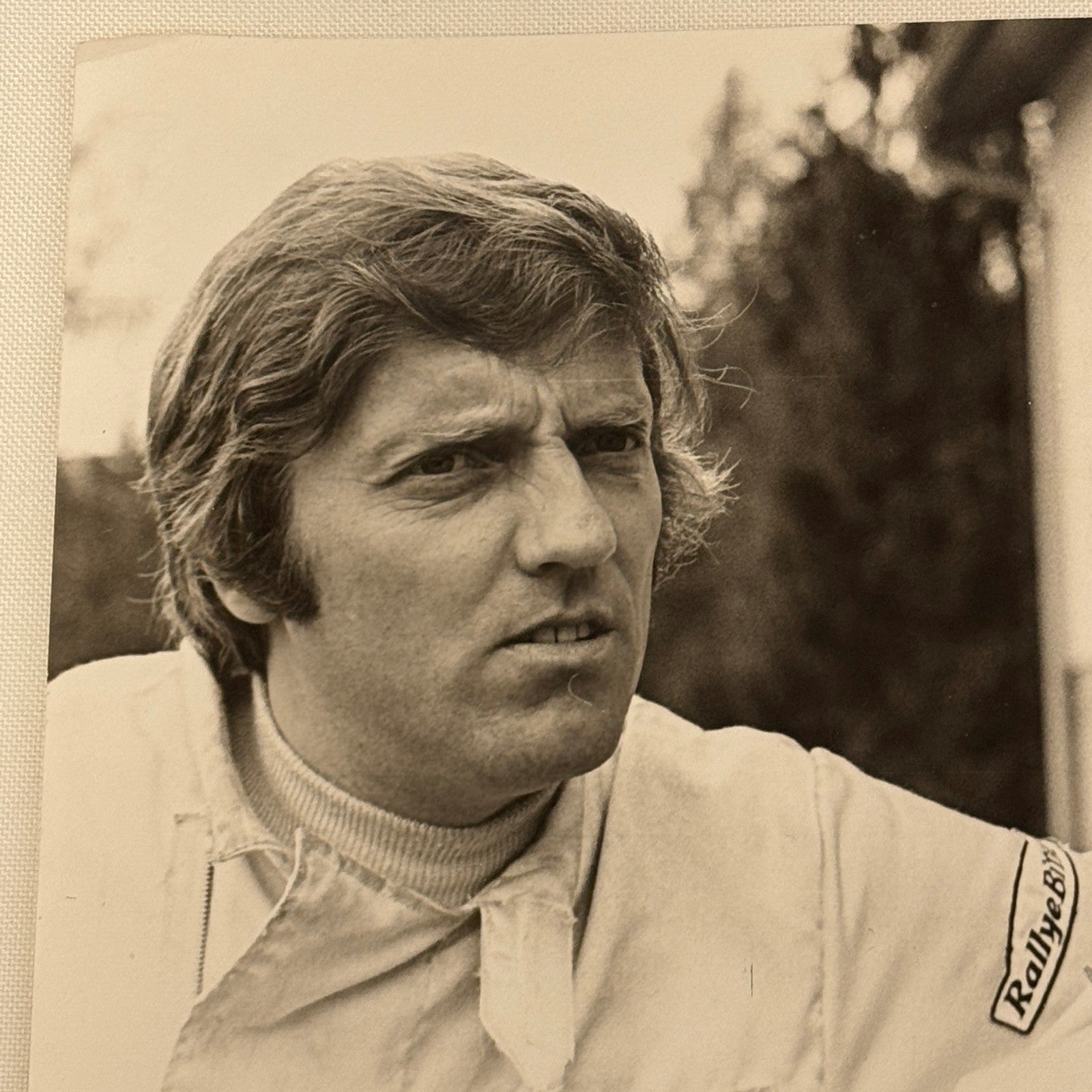 Vintage Abarth Racing Photo Photograph Drivers Johannes Ortner Franco Pilone