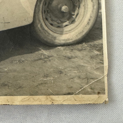 Vintage Car and Driver Photo Photograph Stock Car Racing Race Car ?