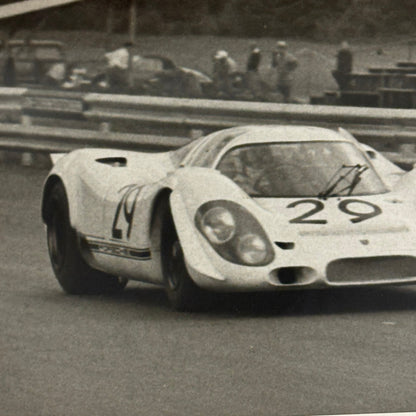 Vintage Porsche 917 Racing Photo Photograph Kurt Ahrens Foto Hruby
