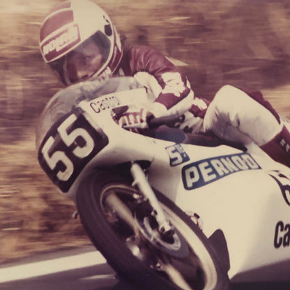 Vintage Motorcycle Racing Photo Photograph Print Germany