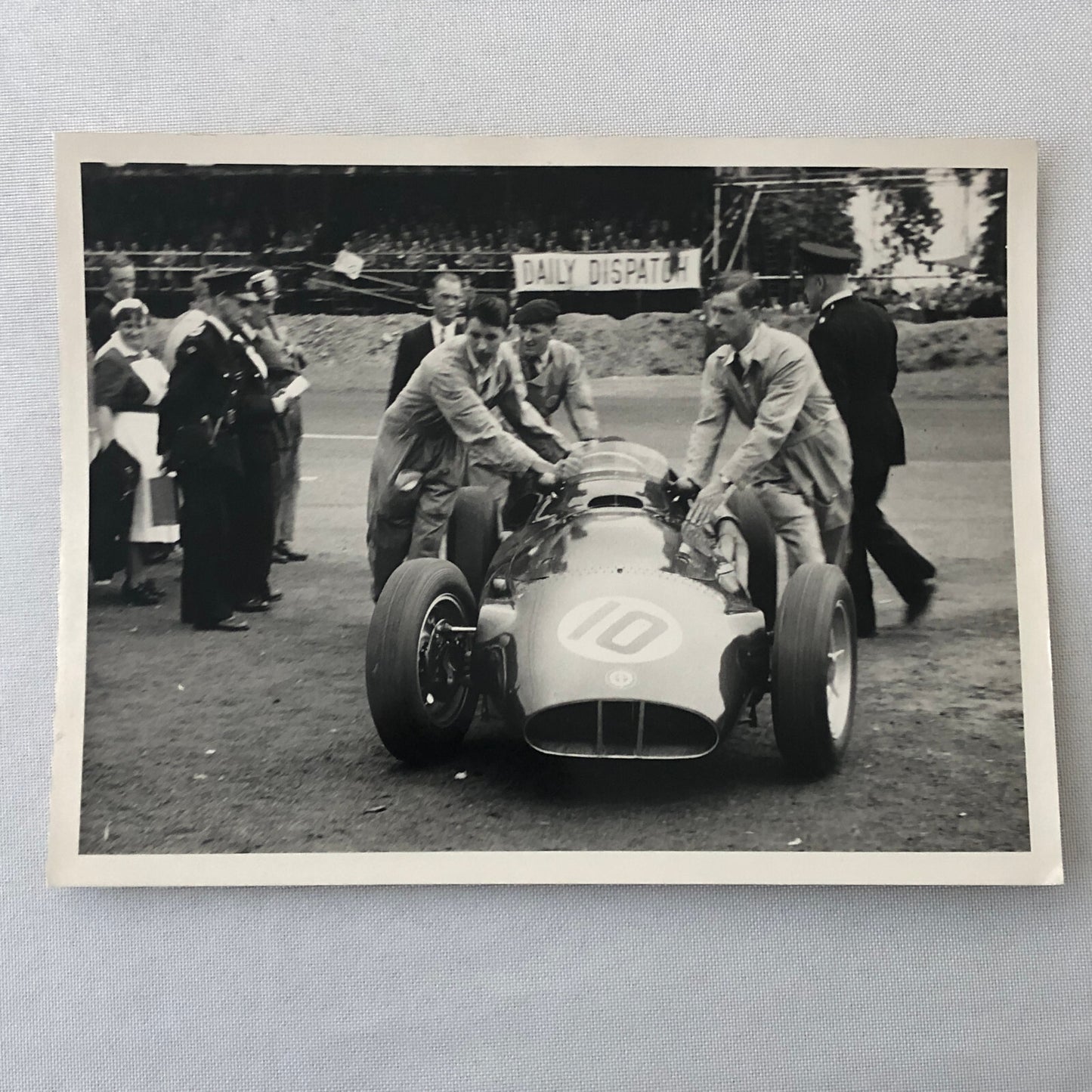 Vintage BRM Racing Car Press Photo Photograph Oulton Park 1955