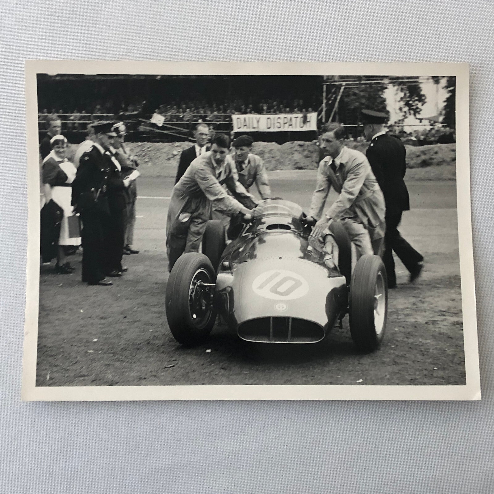 Vintage BRM Racing Car Press Photo Photograph Oulton Park 1955