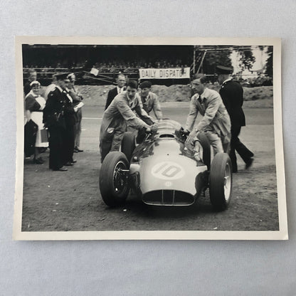 Vintage BRM Racing Car Press Photo Photograph Oulton Park 1955