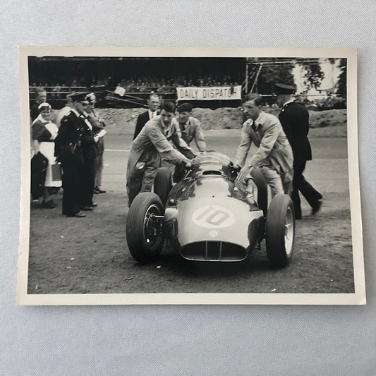 Vintage BRM Racing Car Press Photo Photograph Oulton Park 1955