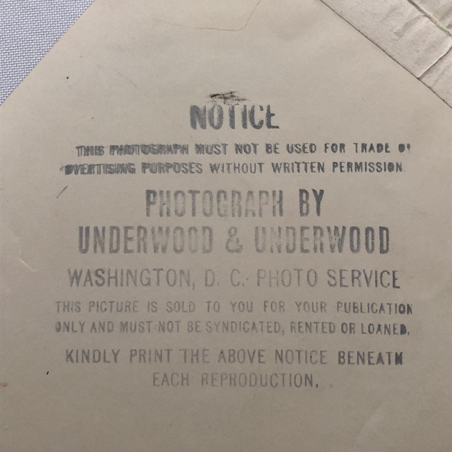 Press Photo Photograph Aviator Pilot William S Brock Underwood & Underwood