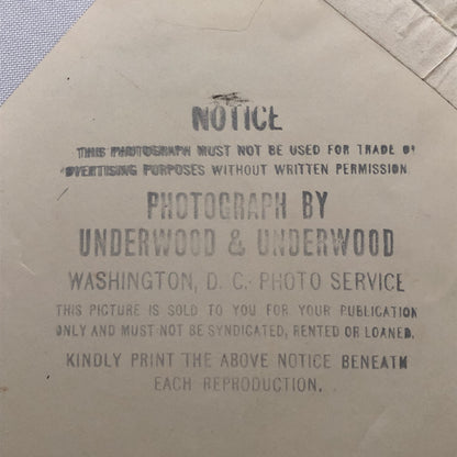 Press Photo Photograph Aviator Pilot William S Brock Underwood & Underwood