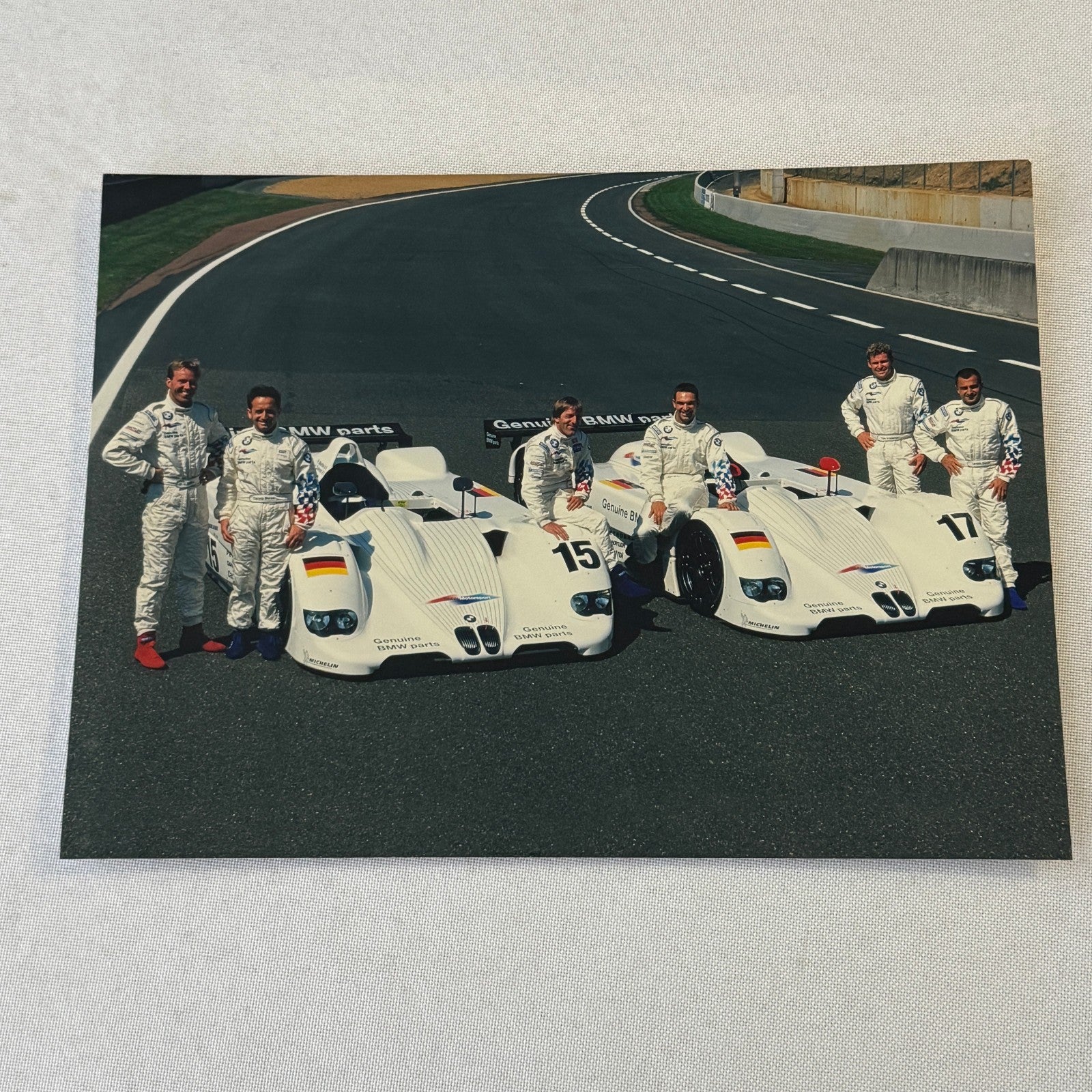 1999 BMW V12 LMR LeMans Racing Press Kit Brochure Photos GERMAN Jenny Holzer Art