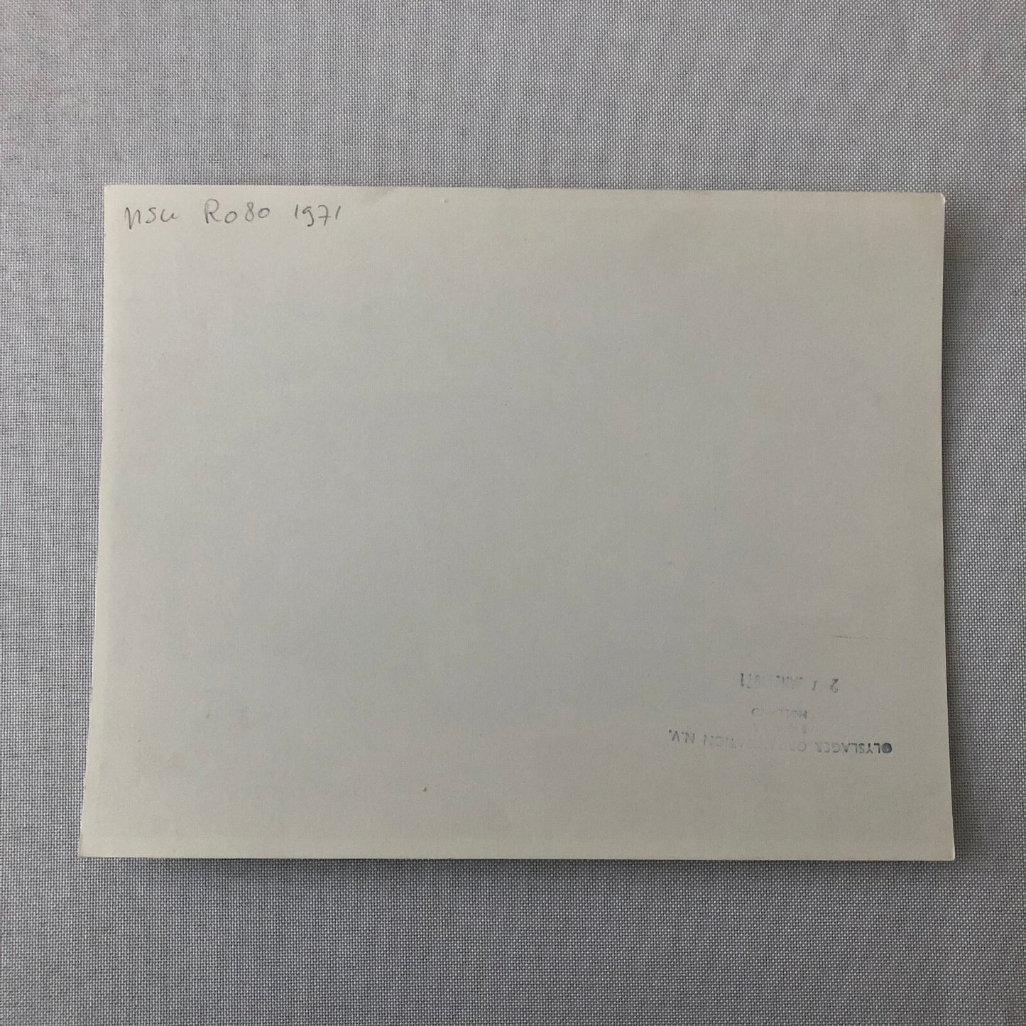 1971 NSU RO80 Ro 80 Car Automobile Photo Photograph Print