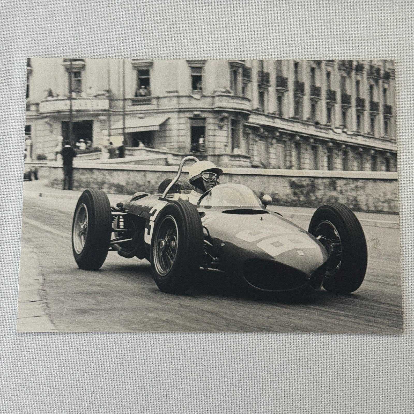 Phil Hill Ferrari 156 1961 Monaco Grand Prix Racing Photo Photograph Modern