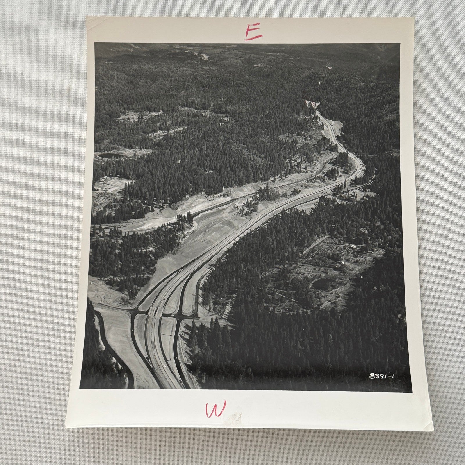 California Department of Highways Photograph Photo Civil Engineering Envelope