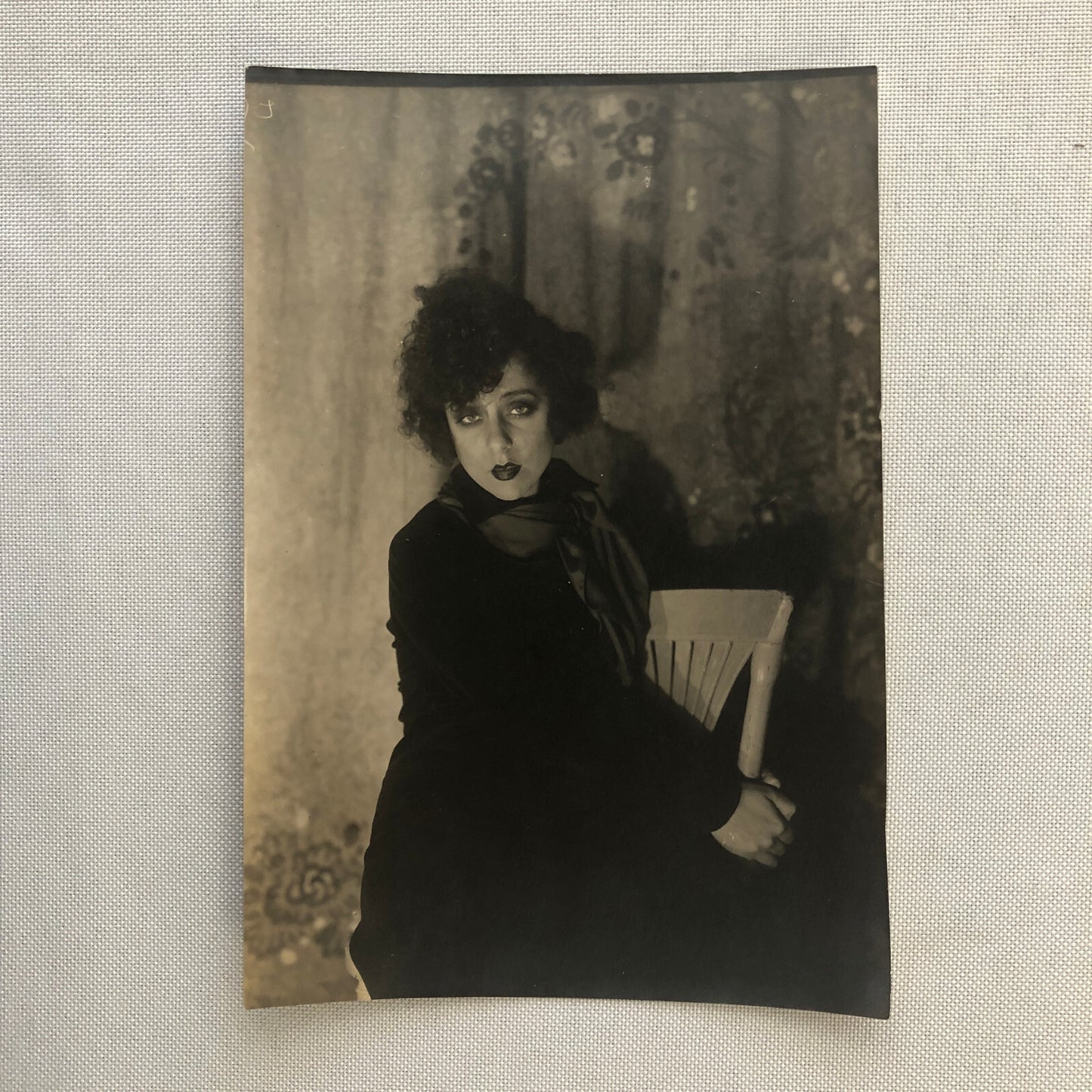 Press Photo Photograph French Stage Actress Yvonne Printemps in Costume 6x