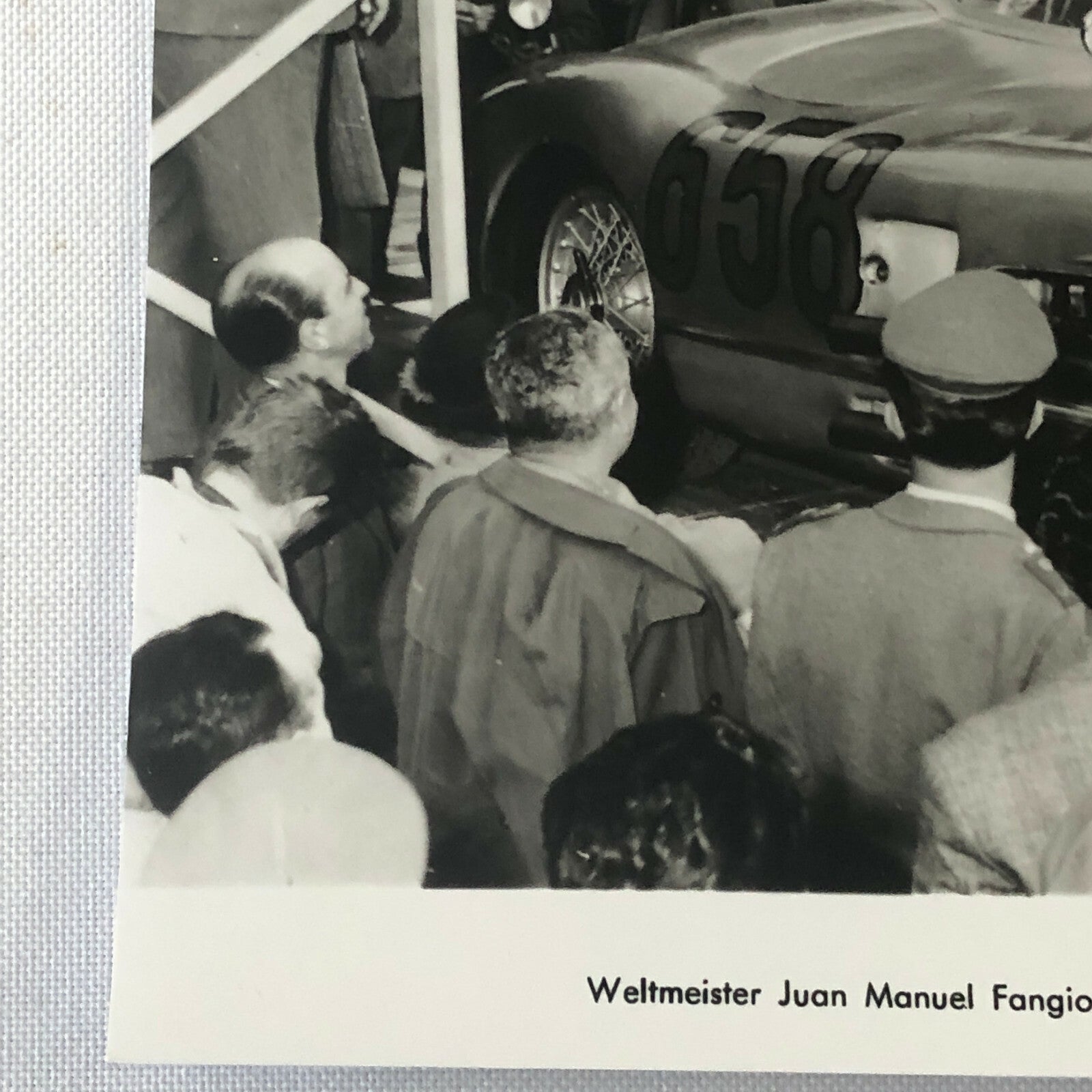 Juan Manuel Racing Driver in Mercedes Benz Car 1955 Mille Miglia Photo Print 