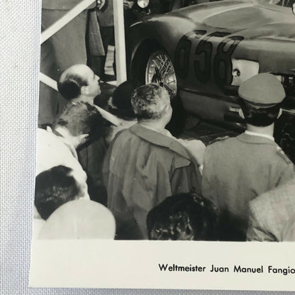 Juan Manuel Racing Driver in Mercedes Benz Car 1955 Mille Miglia Photo Print 