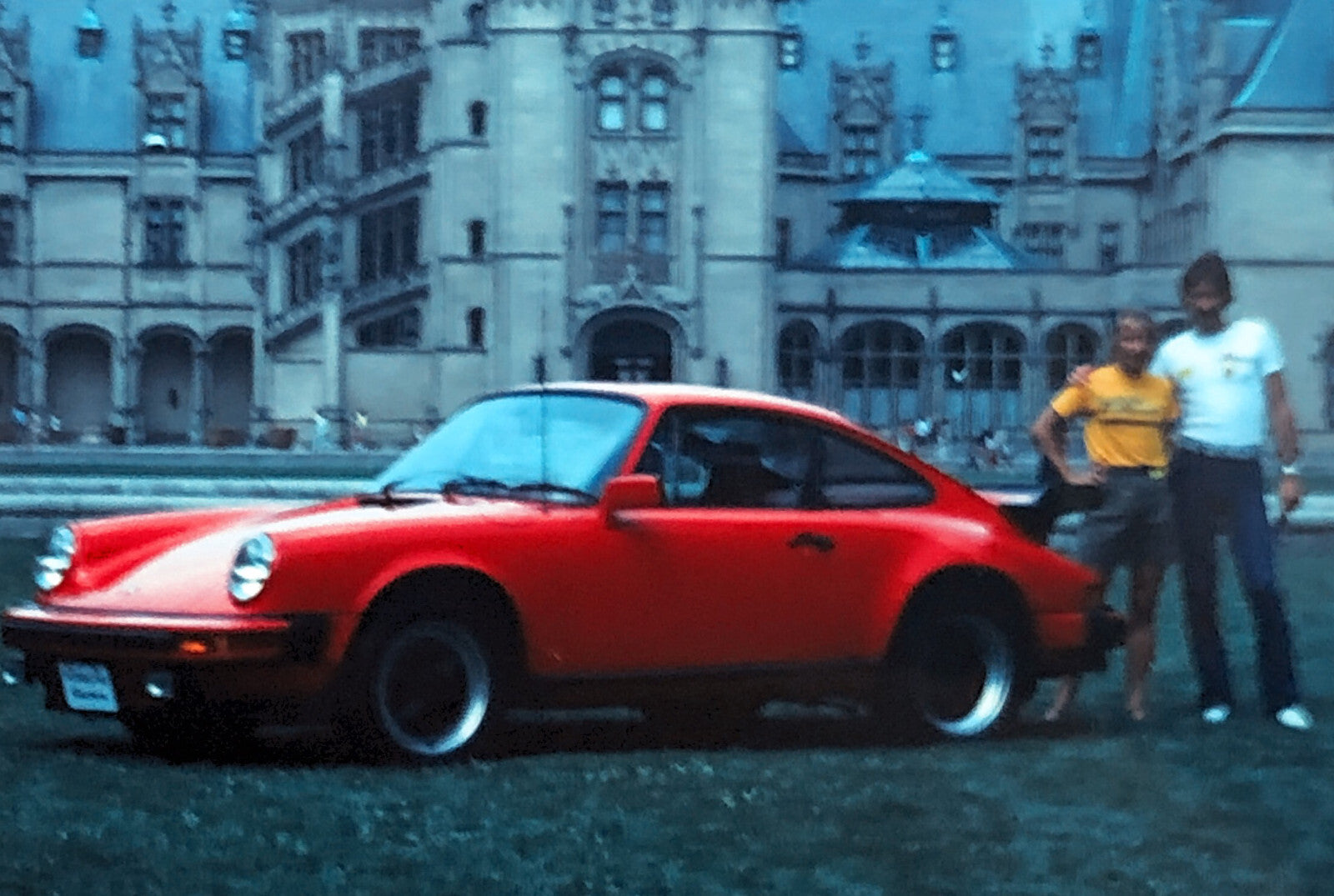 Porsche 911 Car 35mm Photo Slide Vintage 1981
