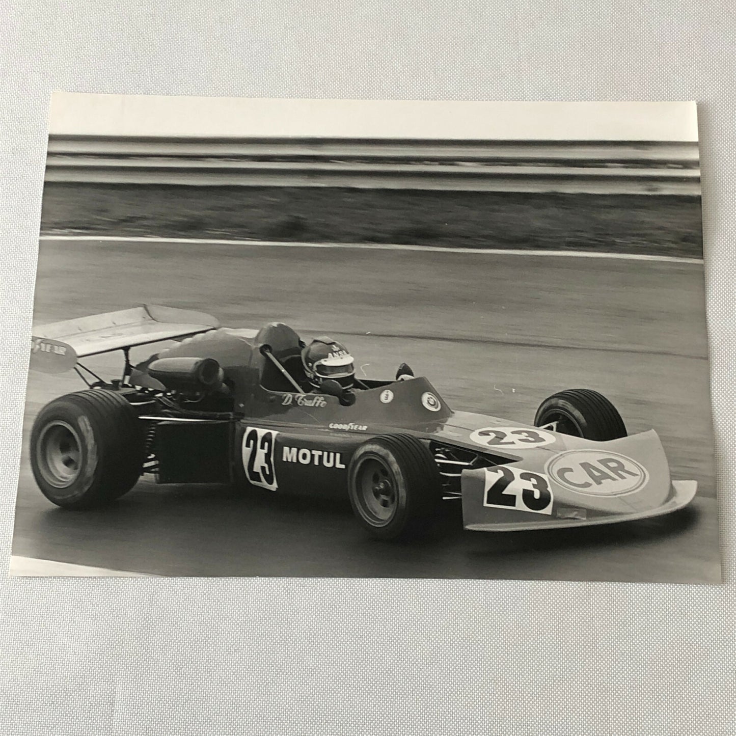 Vintage 1975 Formula 2 F2 Racing Photo Photograph Estoril Duilio Truffo BMW 