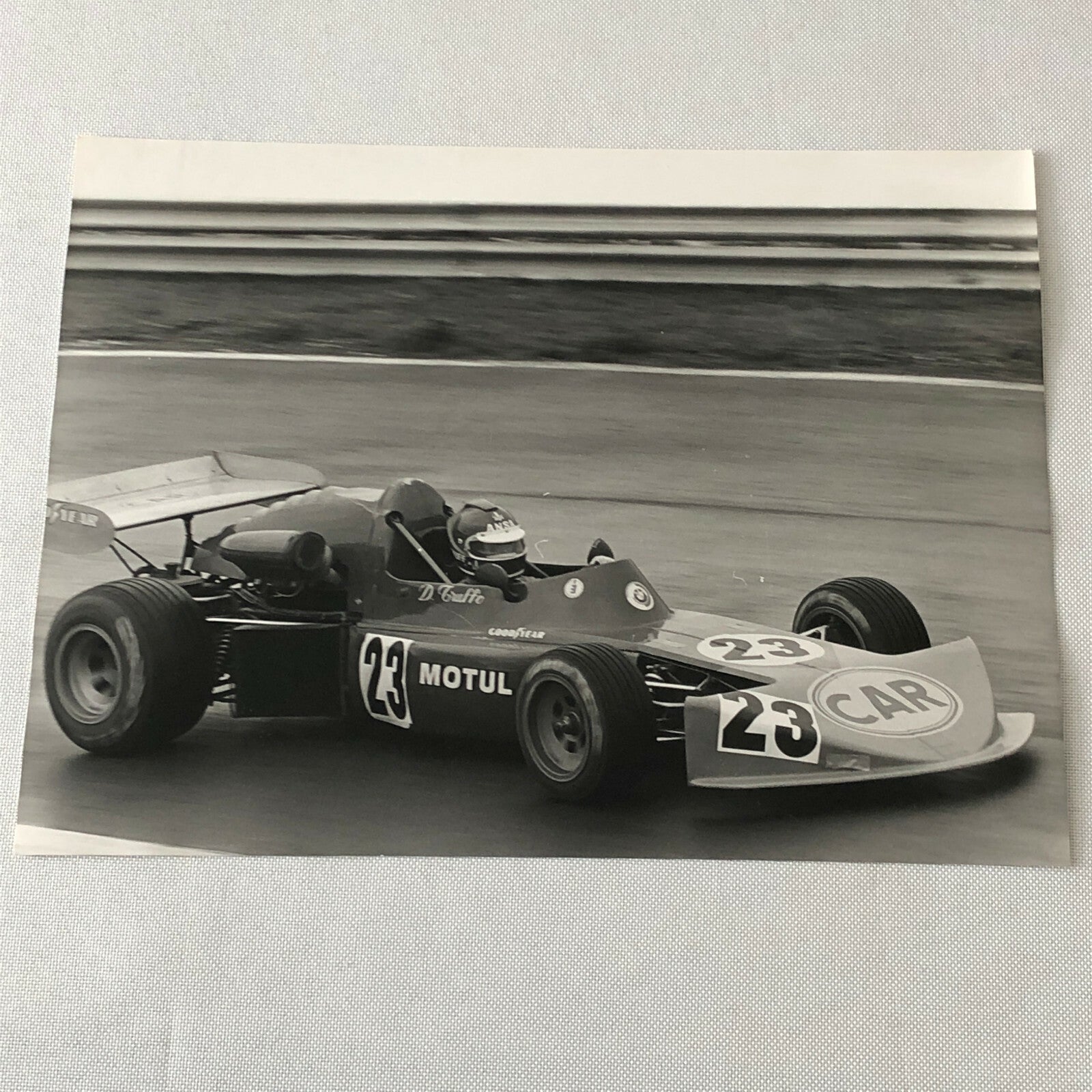 Vintage 1975 Formula 2 F2 Racing Photo Photograph Estoril Duilio Truffo BMW 