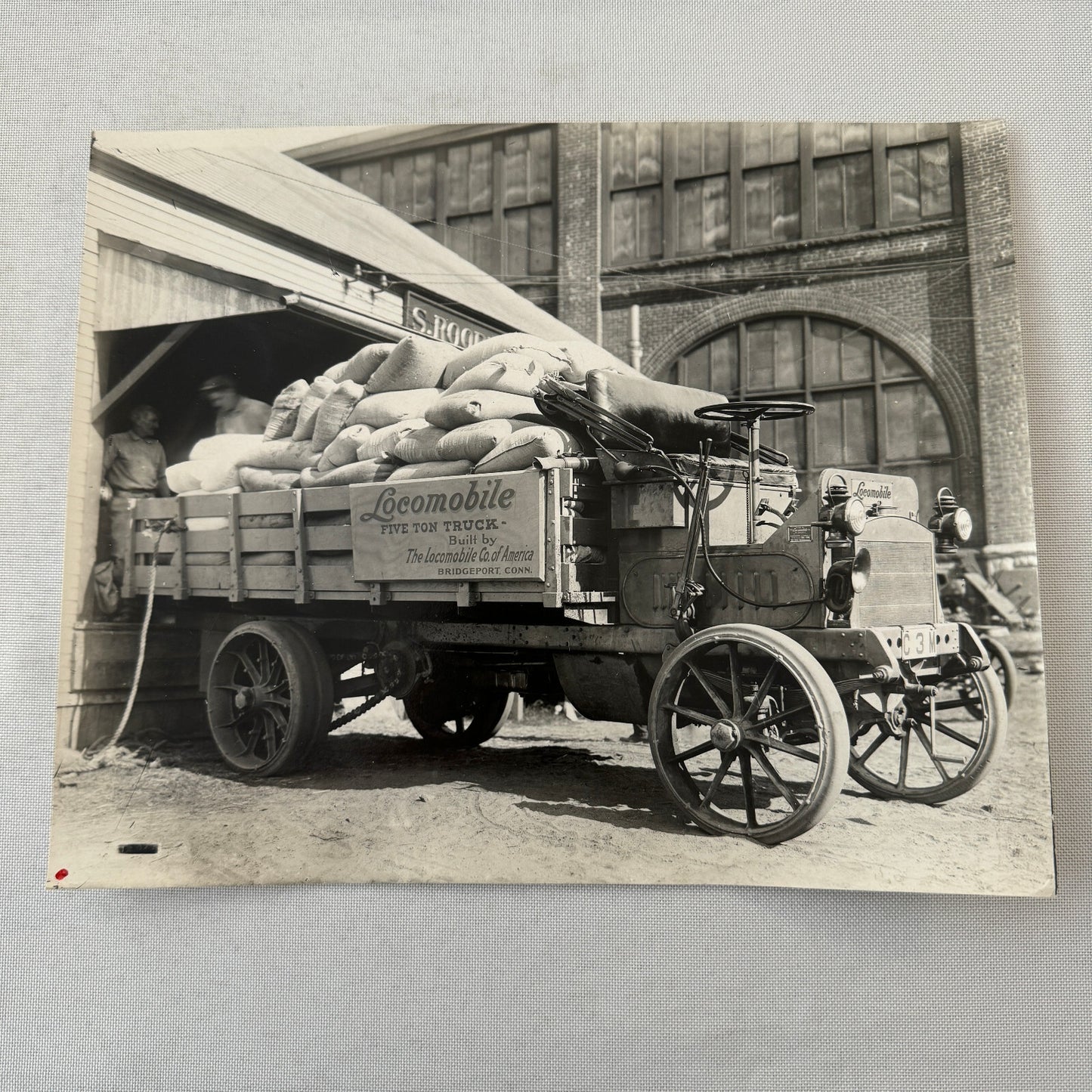 Locomobile Five Ton Truck Vintage Photo Photograph
