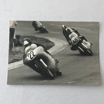 Vintage Motorcycle Racing Photo photograph Bikes