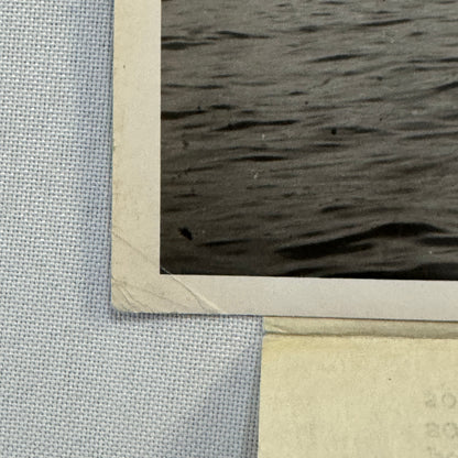 Vintage Royal Canadian Navy Ship Photograph Photo HMCS Saguenay Boat