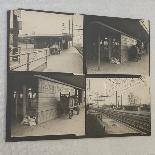 Vintage Pennsylvania Railroad Photo Contact Sheet Photograph Al Paul Lefton PRR