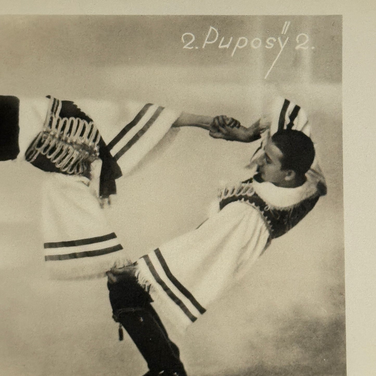 Vintage Circus Acrobat Real Photo Postcard Post Card RPPC 2 Puposy