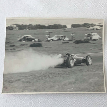 1962 South African Grand Prix Car Racing Photo Photograph Jim Clark Lotus Climax