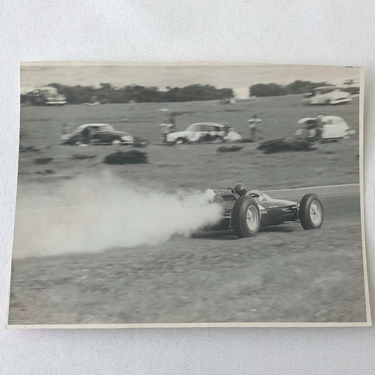 1962 South African Grand Prix Car Racing Photo Photograph Jim Clark Lotus Climax