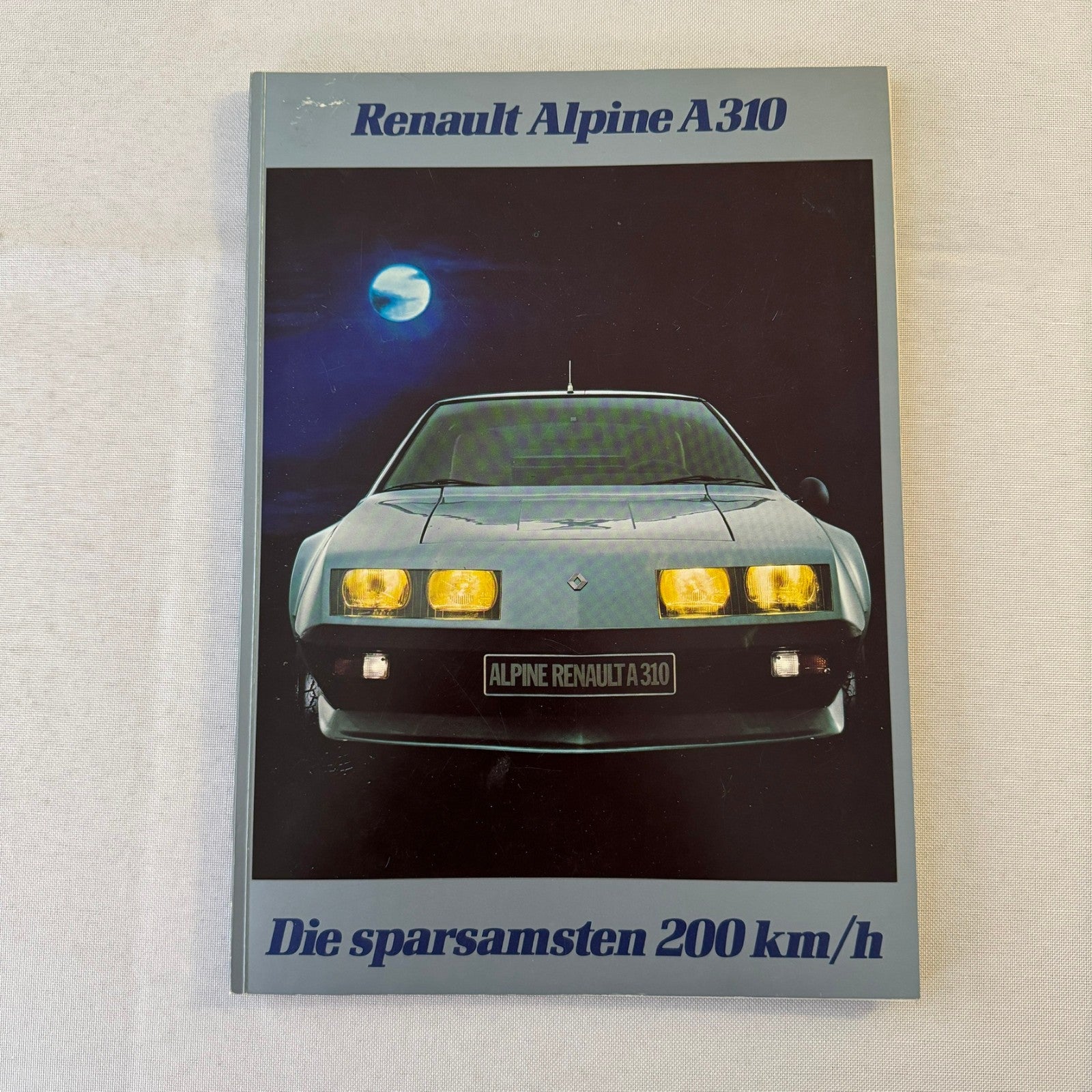 1980 Renault Alpine A310 Car Press Kit Brochure Photos Vintage GERMAN TEXT