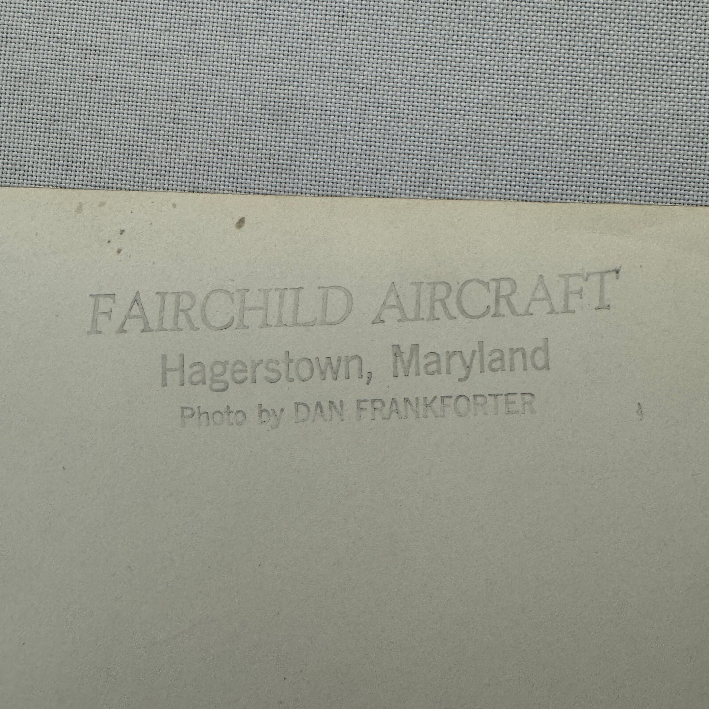 Fairchild Aircraft United States Air Force Airplane Plane Vintage Photo USAF
