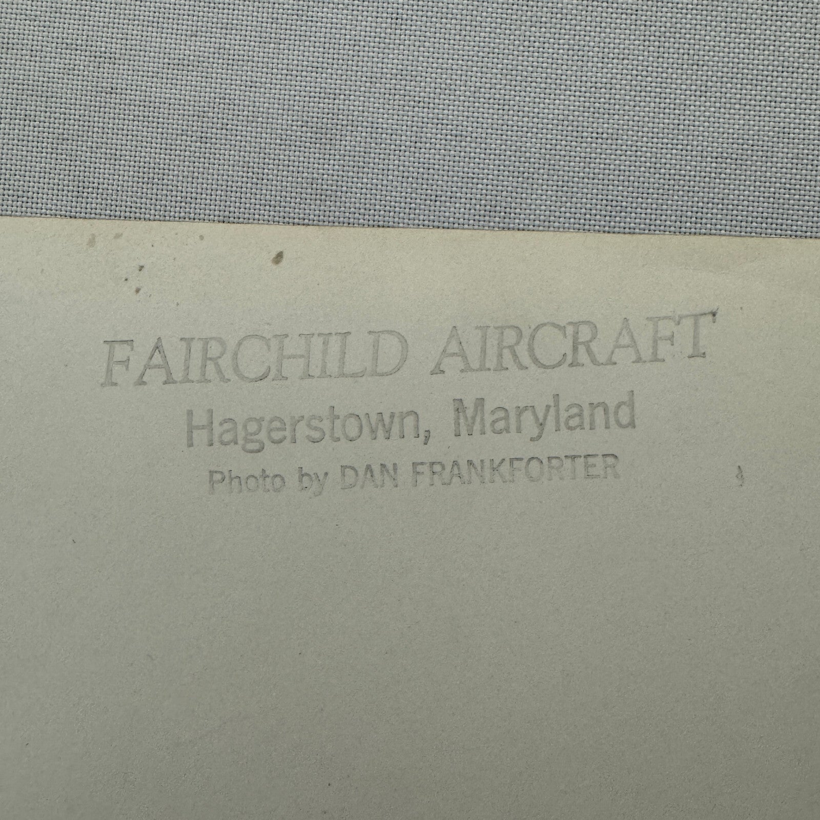 Fairchild Aircraft United States Air Force Airplane Plane Vintage Photo USAF