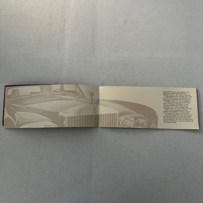 Rolls Royce Car Leasing Sales Brochure Catalog Corniche Camargue Silver Shadow