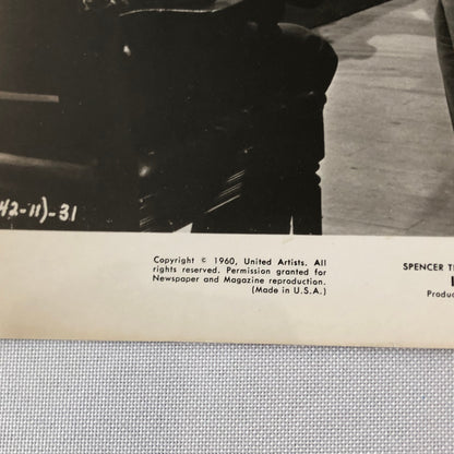 Inherit the Wind Movie Press Photo Photograph Print 1960 United Artists