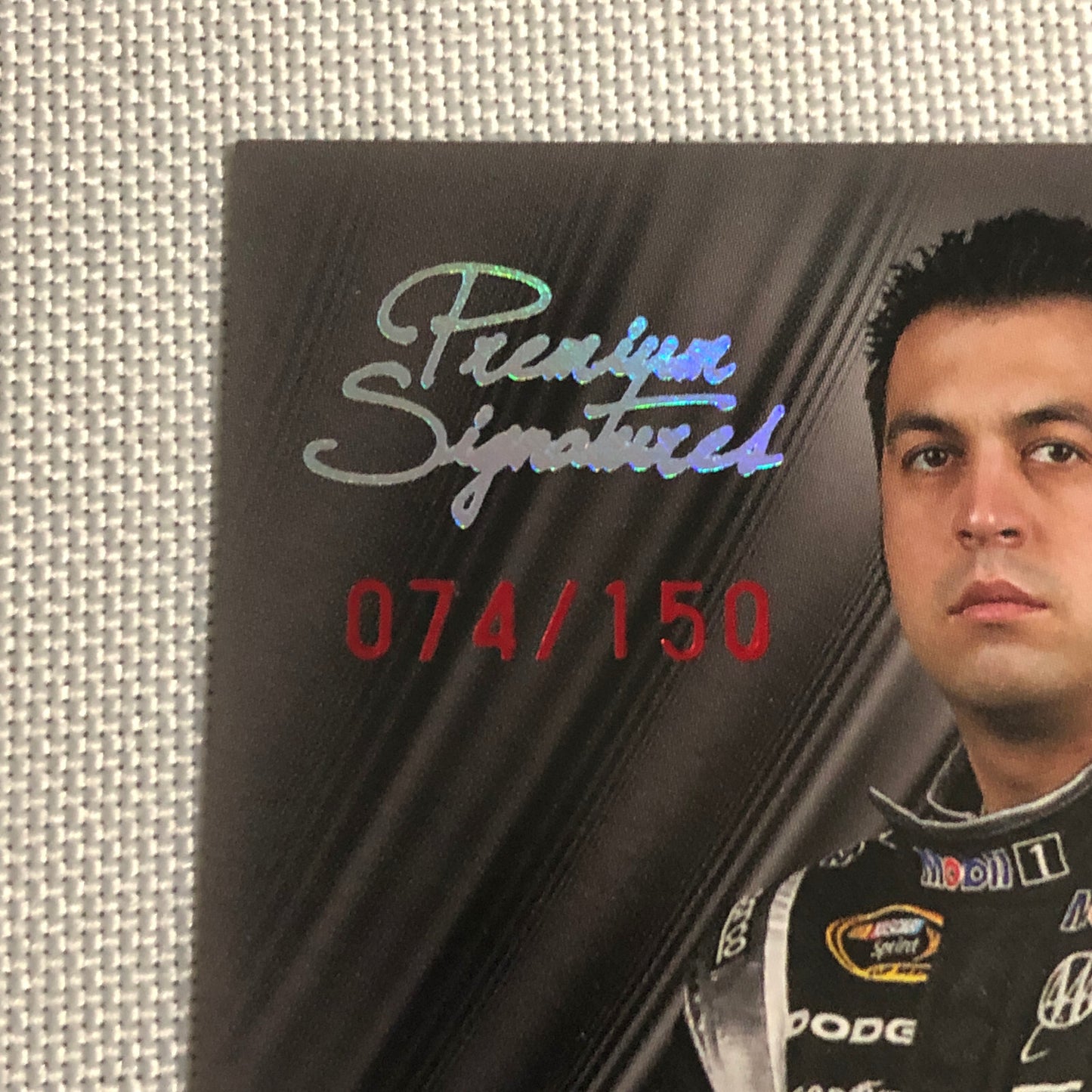 2010 Press Pass Premium Signatures Sam Hornish Jr Auto Autograph Signed Card