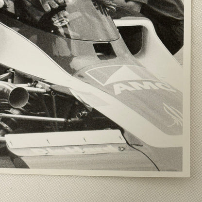 Mark Donohue Vintage Racing Photo F5000 Lola Car 1973 Modern Print