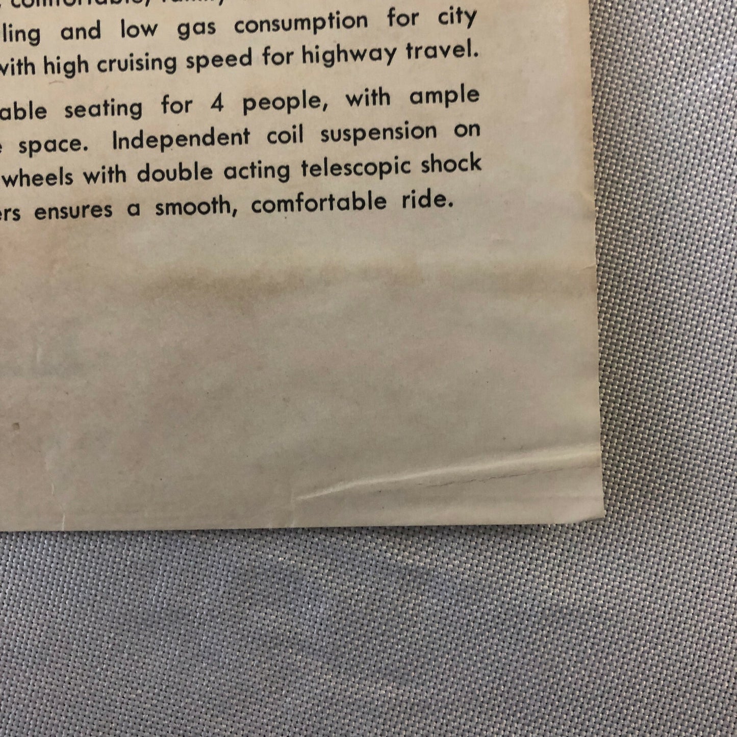 1960 1961 ? BMW 700 Sales Brochure 700 Sport Coupe & 700 4-Seater