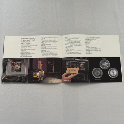 1984 Cadillac Sales Brochure Catalog Sedan Coupe DeVille Fleetwood Brougham