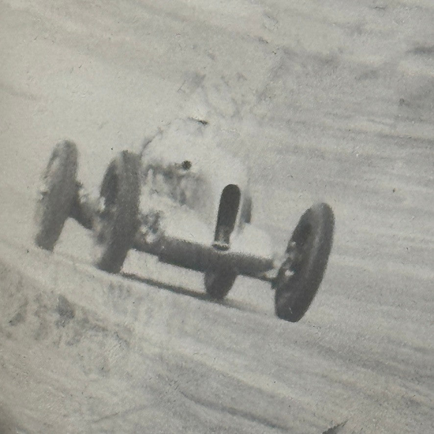 Vintage Bugatti Car Racing Photo Photograph Motorsport Modern Print