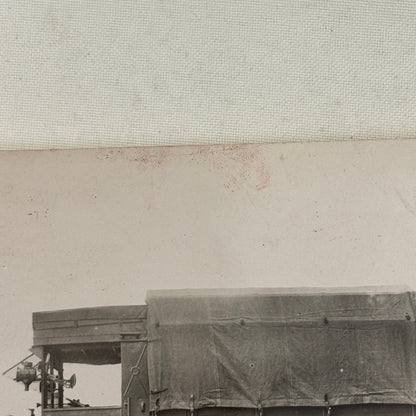Vintage Photograph Photo Early Antique Military Truck ?