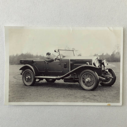 Lot of 7 Photo Photograph Prints - Vintage Car Autombile Esso Gas Station + 
