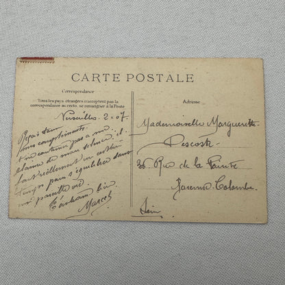 Vintage Airship Dirigible Zeppelin Postcard Post Card French