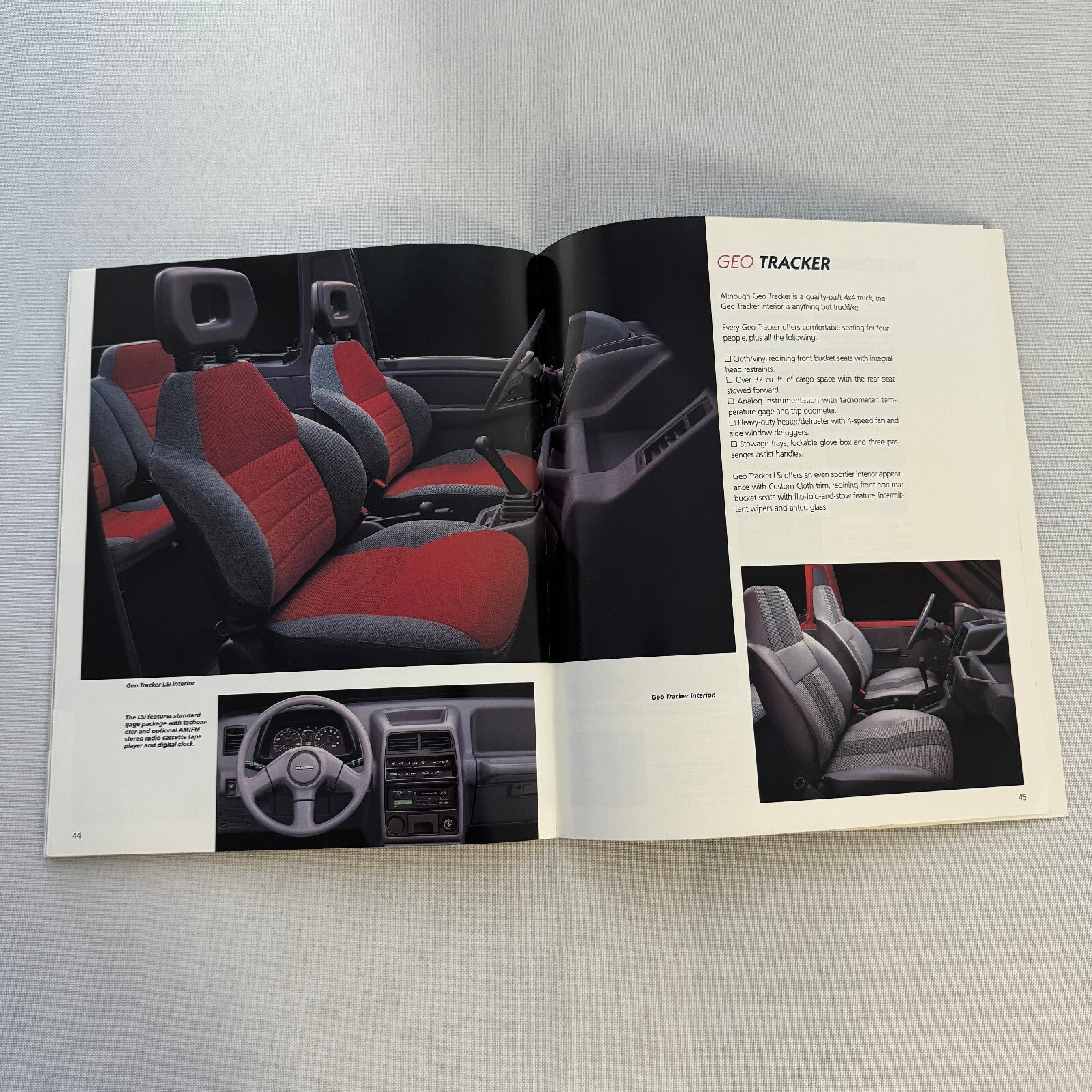 1990 Geo Car Sales Brochure Catalog Geo Metro Prizm Storm Tracker