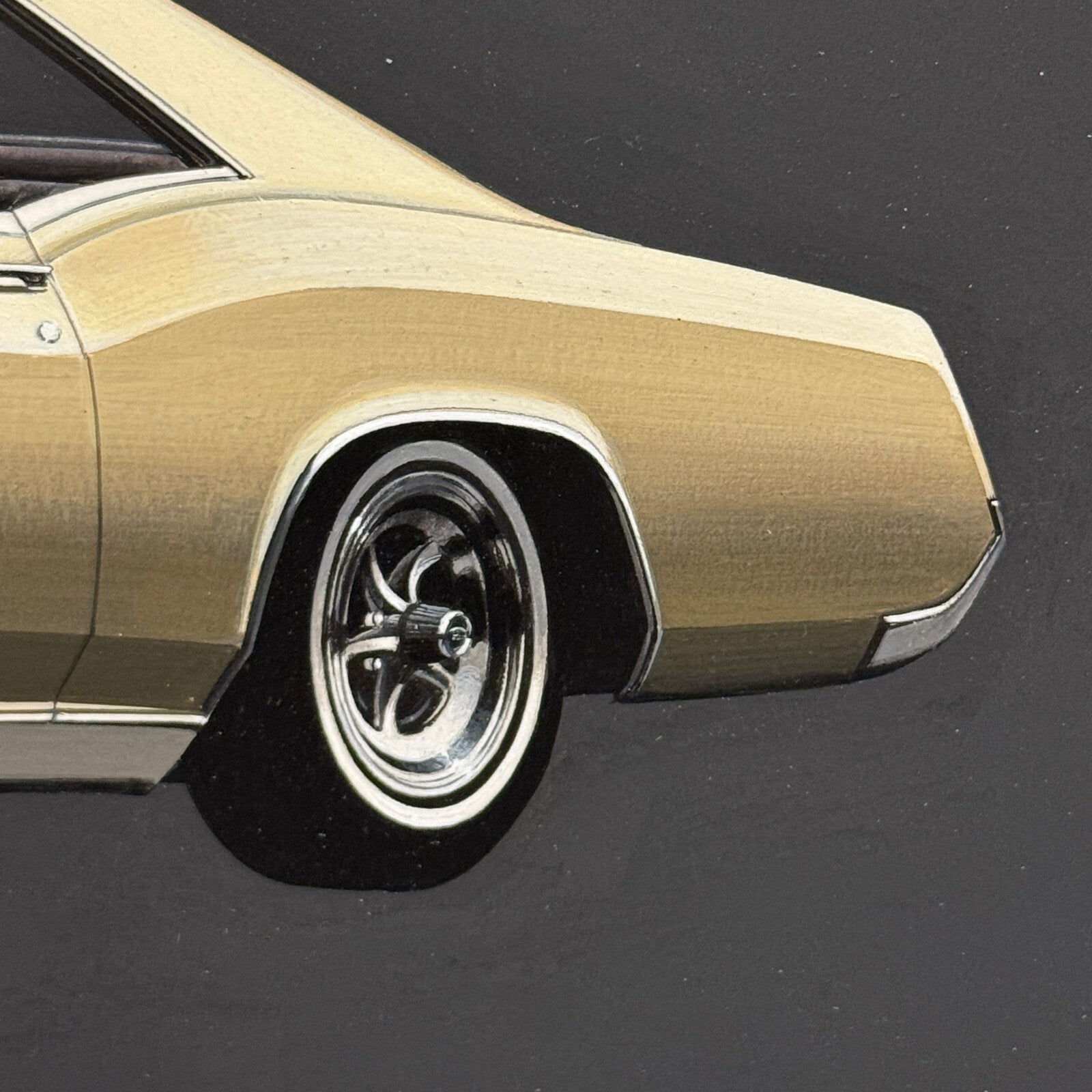 Vintage Buick Riviera Car Illustration Art Drawing Hand Drawn Robert Preis