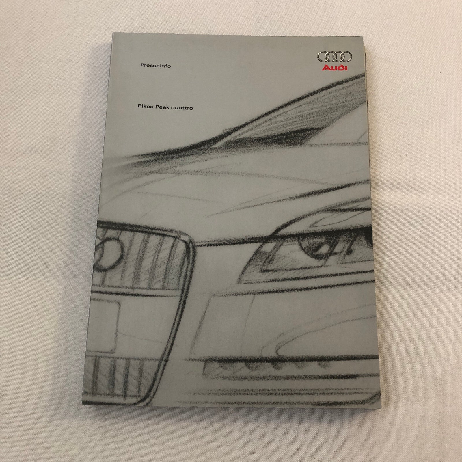 2003 Audi Pikes Peak Quattro Concept Car Prototype Press Kit Photos CD GERMAN