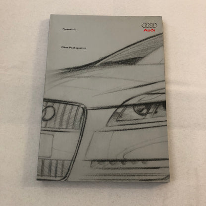 2003 Audi Pikes Peak Quattro Concept Car Prototype Press Kit Photos CD GERMAN