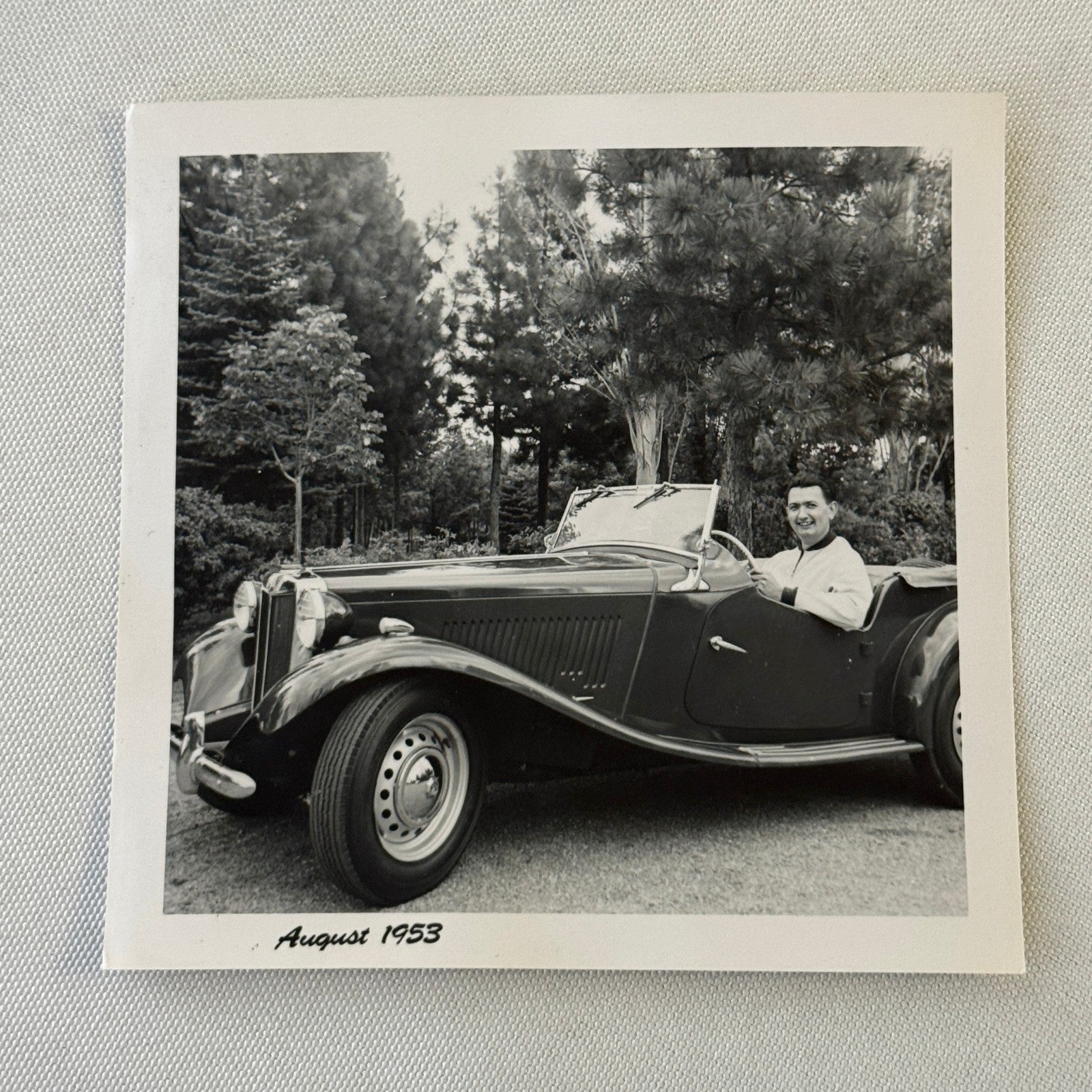 Vintage MG Roadster Car Photo Photograph Print Lot 13x 1953