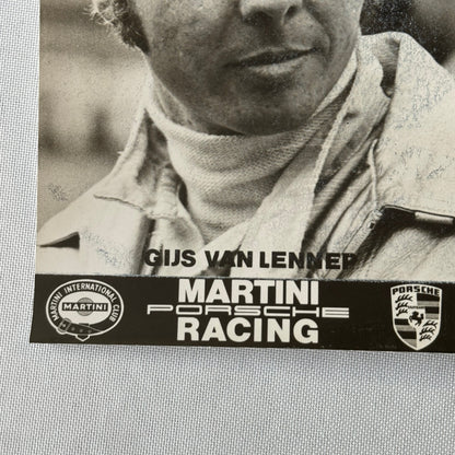 Porsche Martini Racing Driver Photo Photograph Gijs Van Lennep Herbert Muller